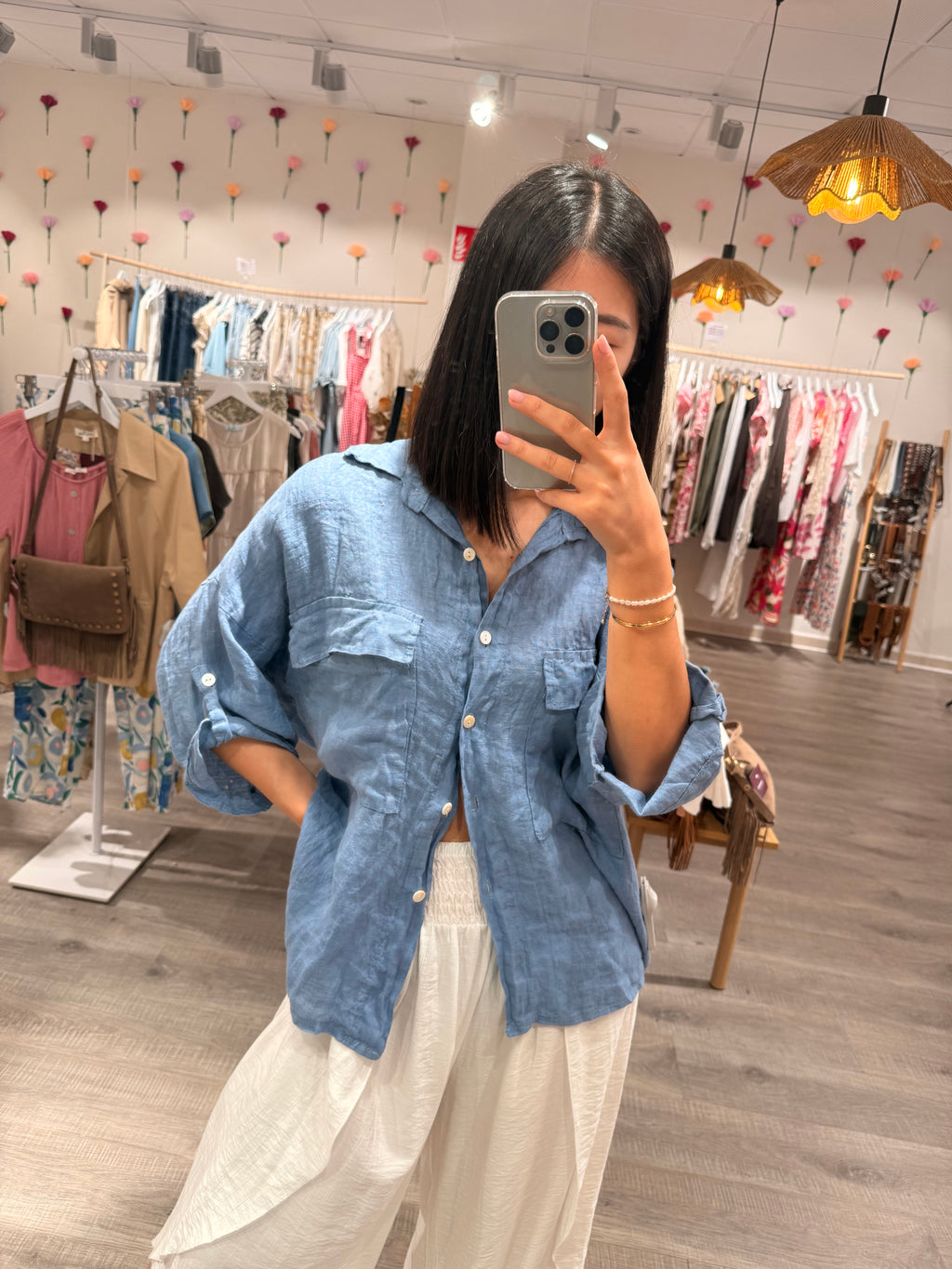 Camisa Lino Olaia