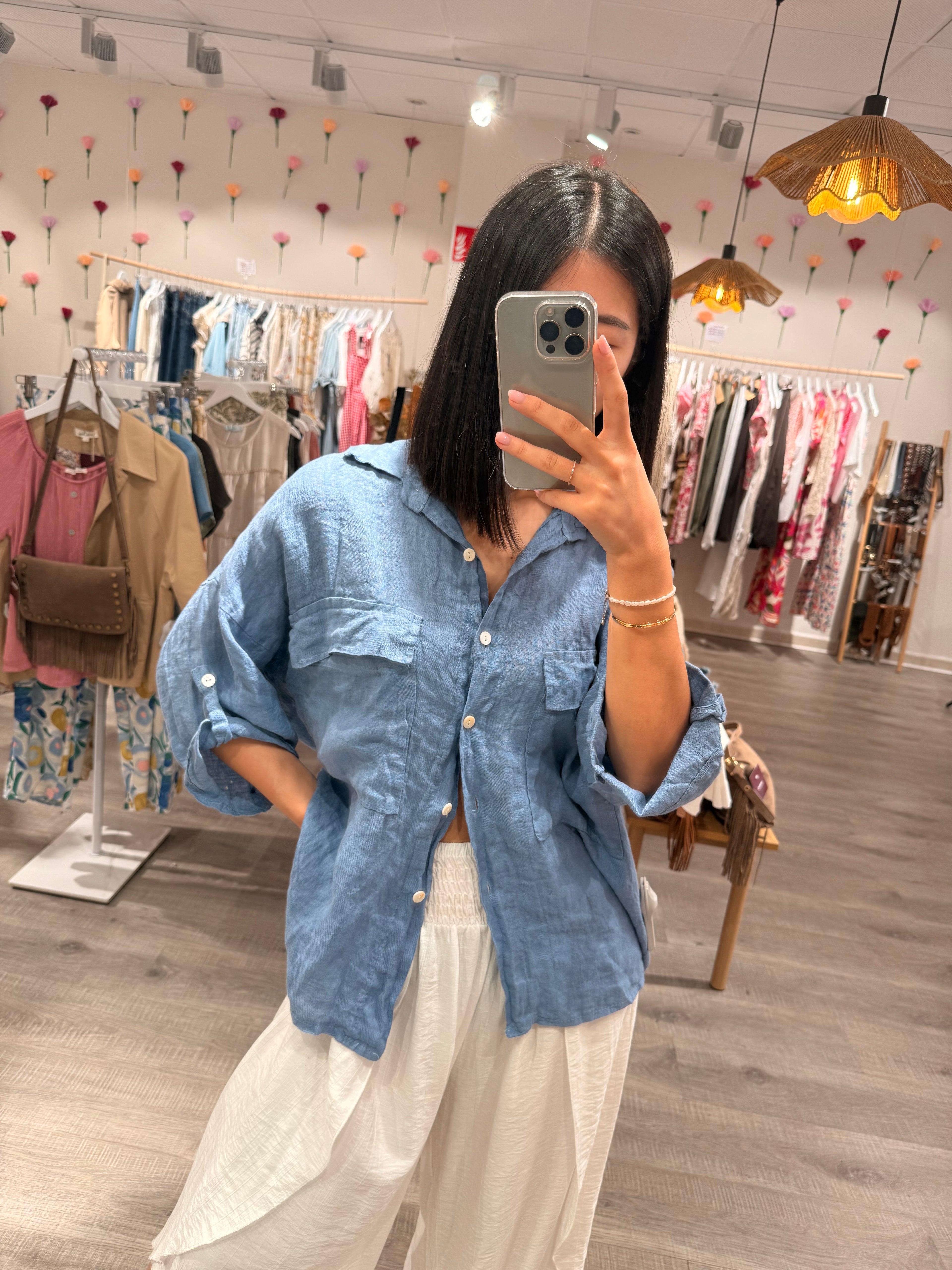 Camisa Lino Olaia