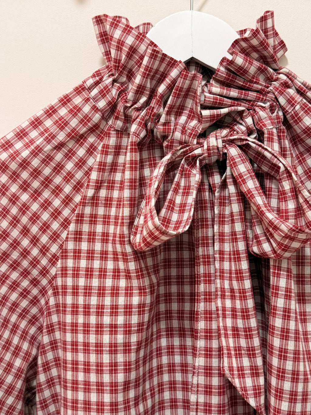 Camisa cuadros rojo