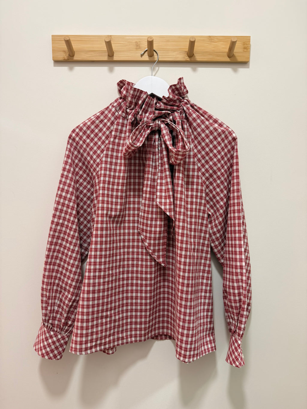 Camisa cuadros rojo