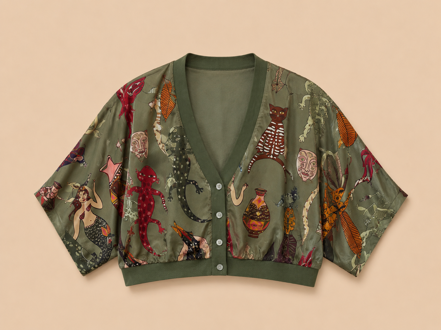Chaqueta Seda Sirenas