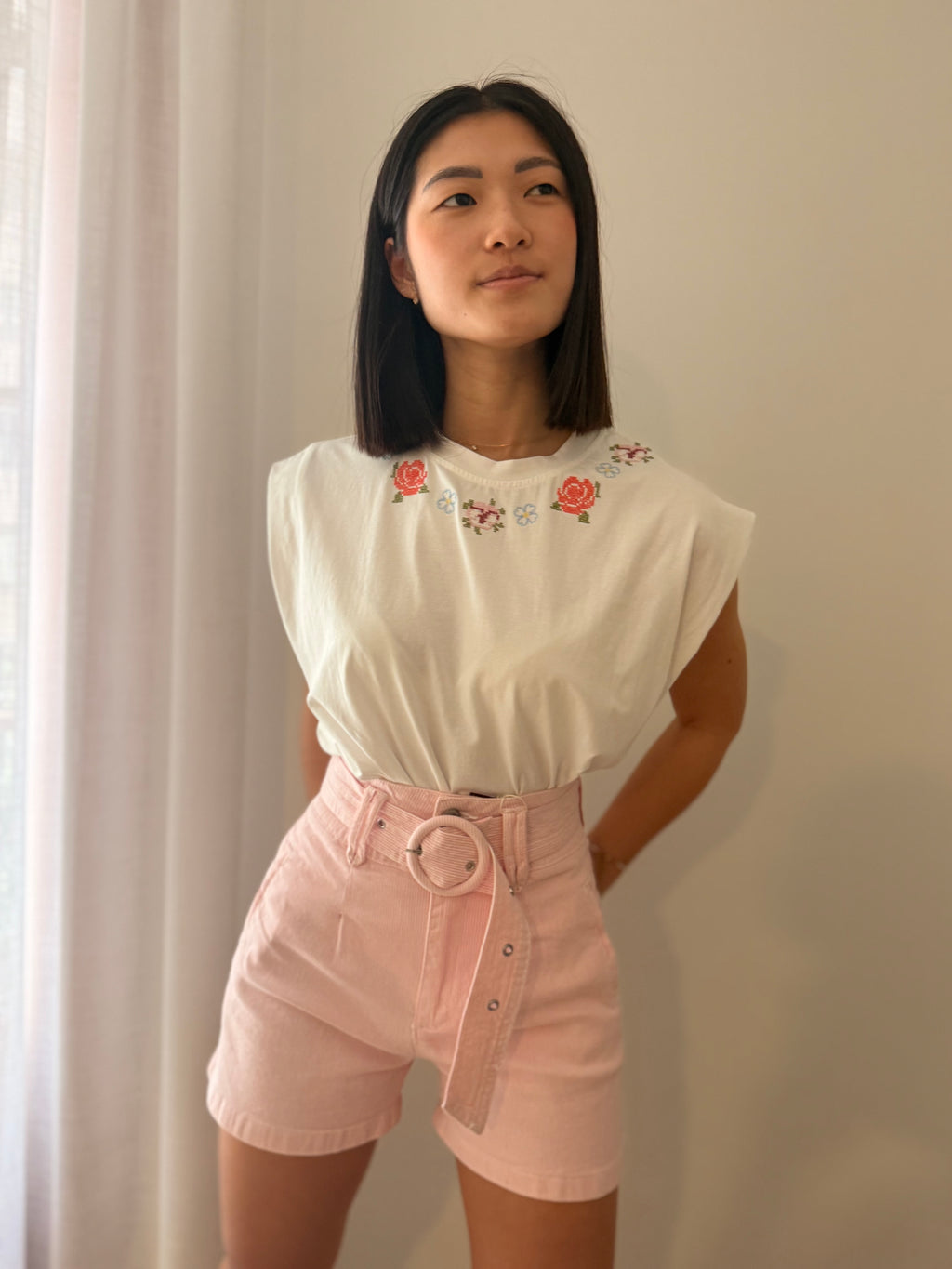 Camiseta Rosas