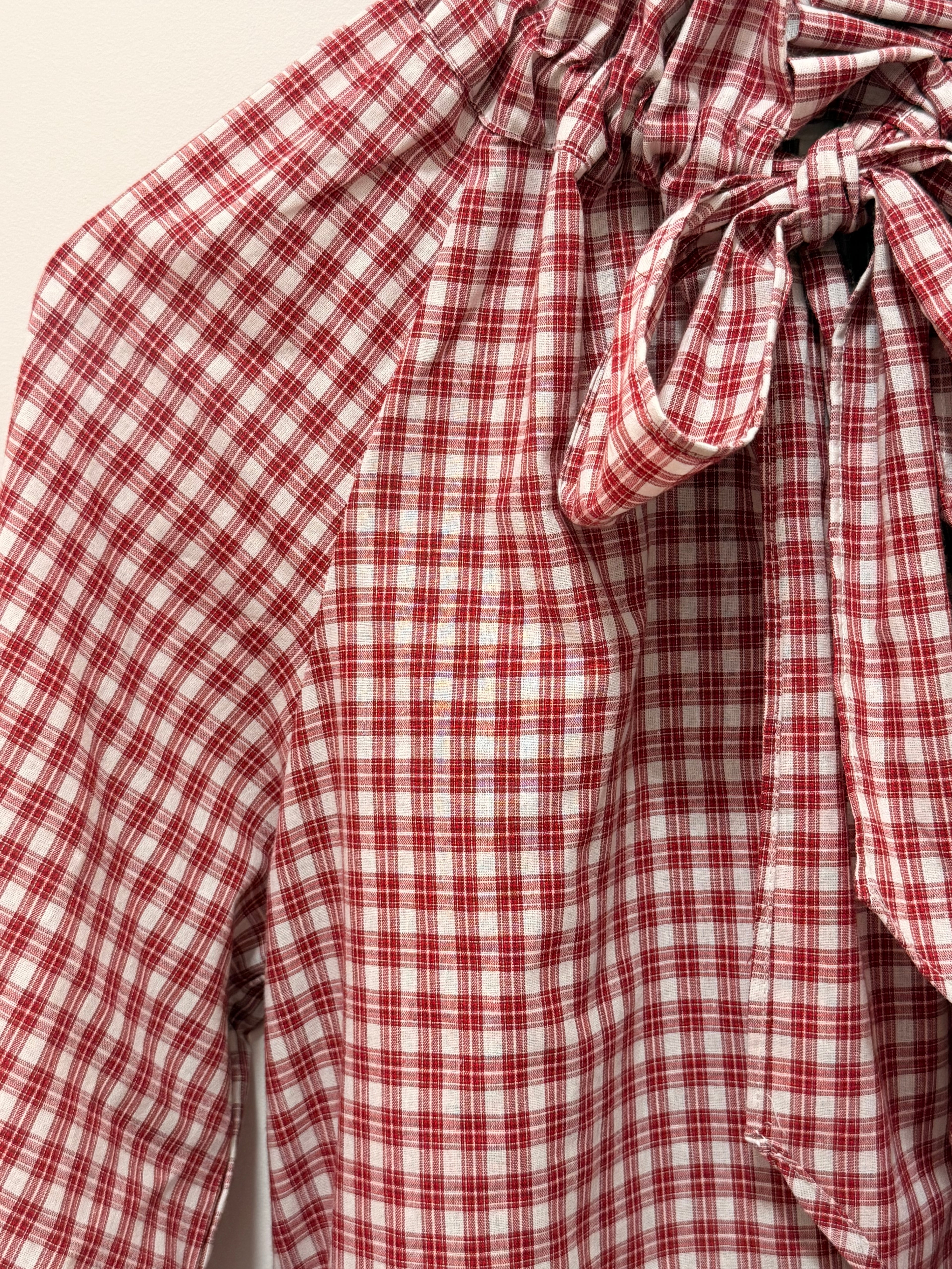 Camisa cuadros rojo