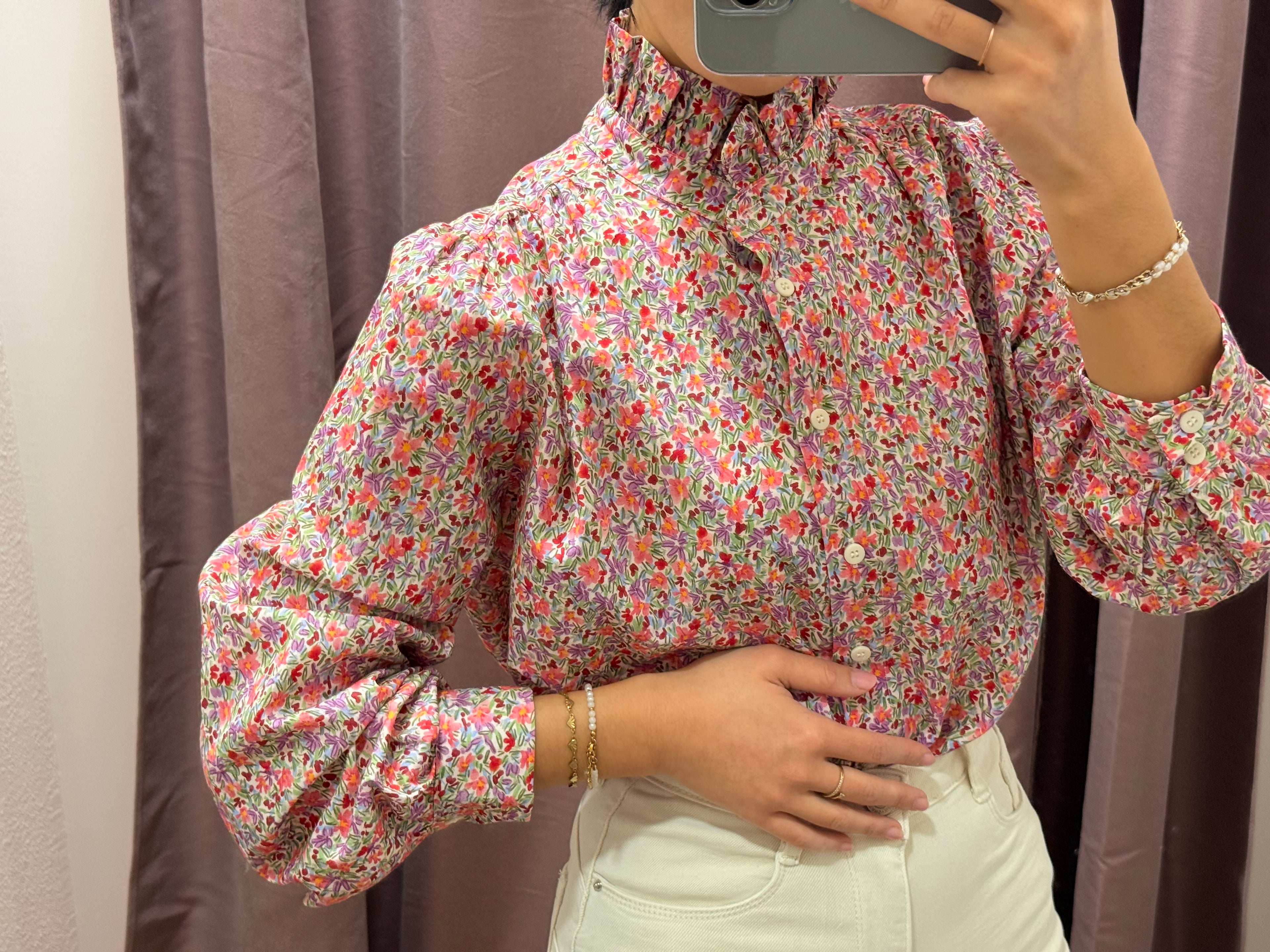 Camisa liberty Rosa Lila