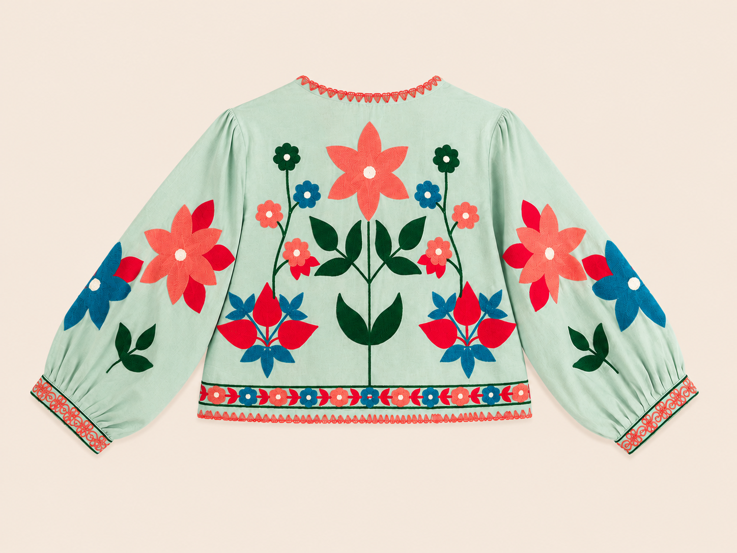 Chaqueta Marga Turquesa