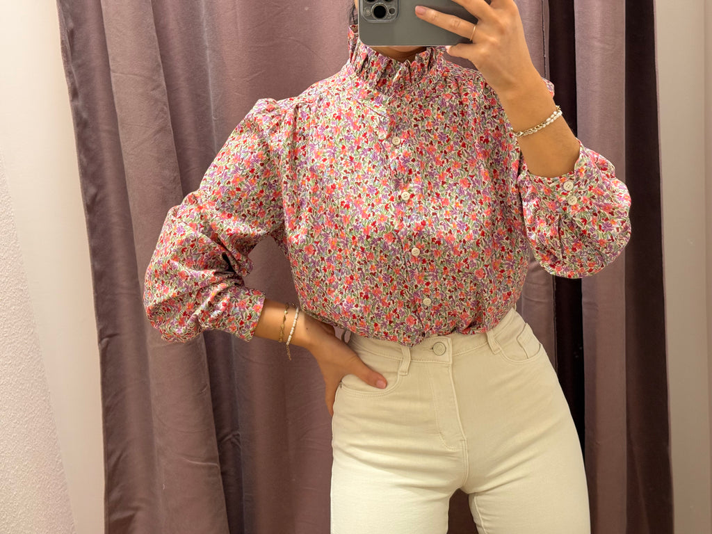 Camisa liberty Rosa Lila