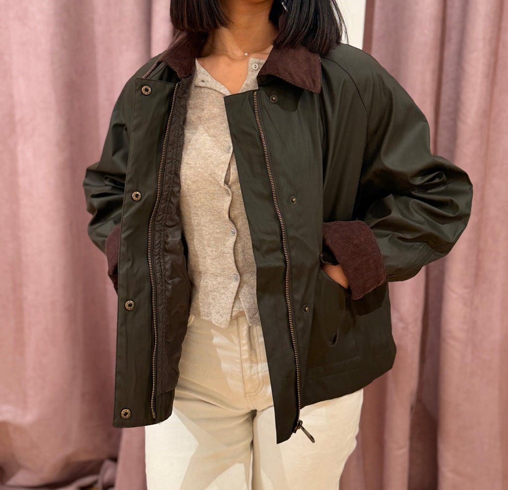 Chaqueta encerada