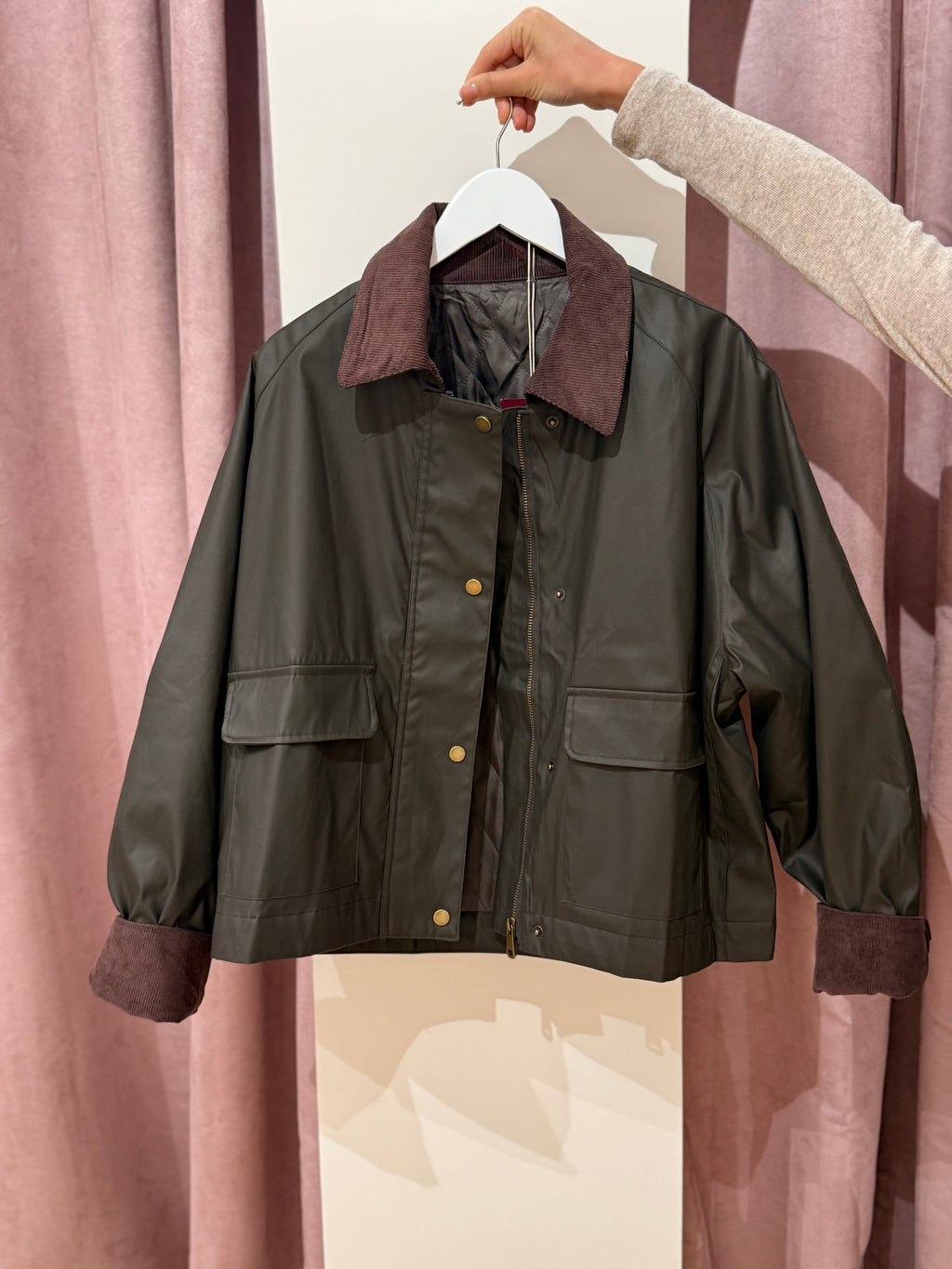 Chaqueta encerada