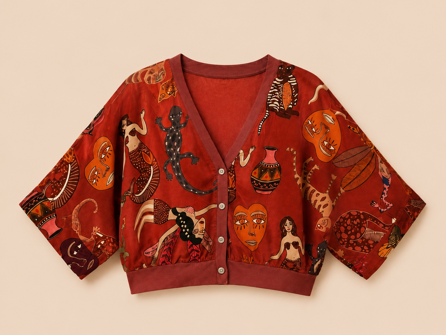 Chaqueta Seda Sirenas