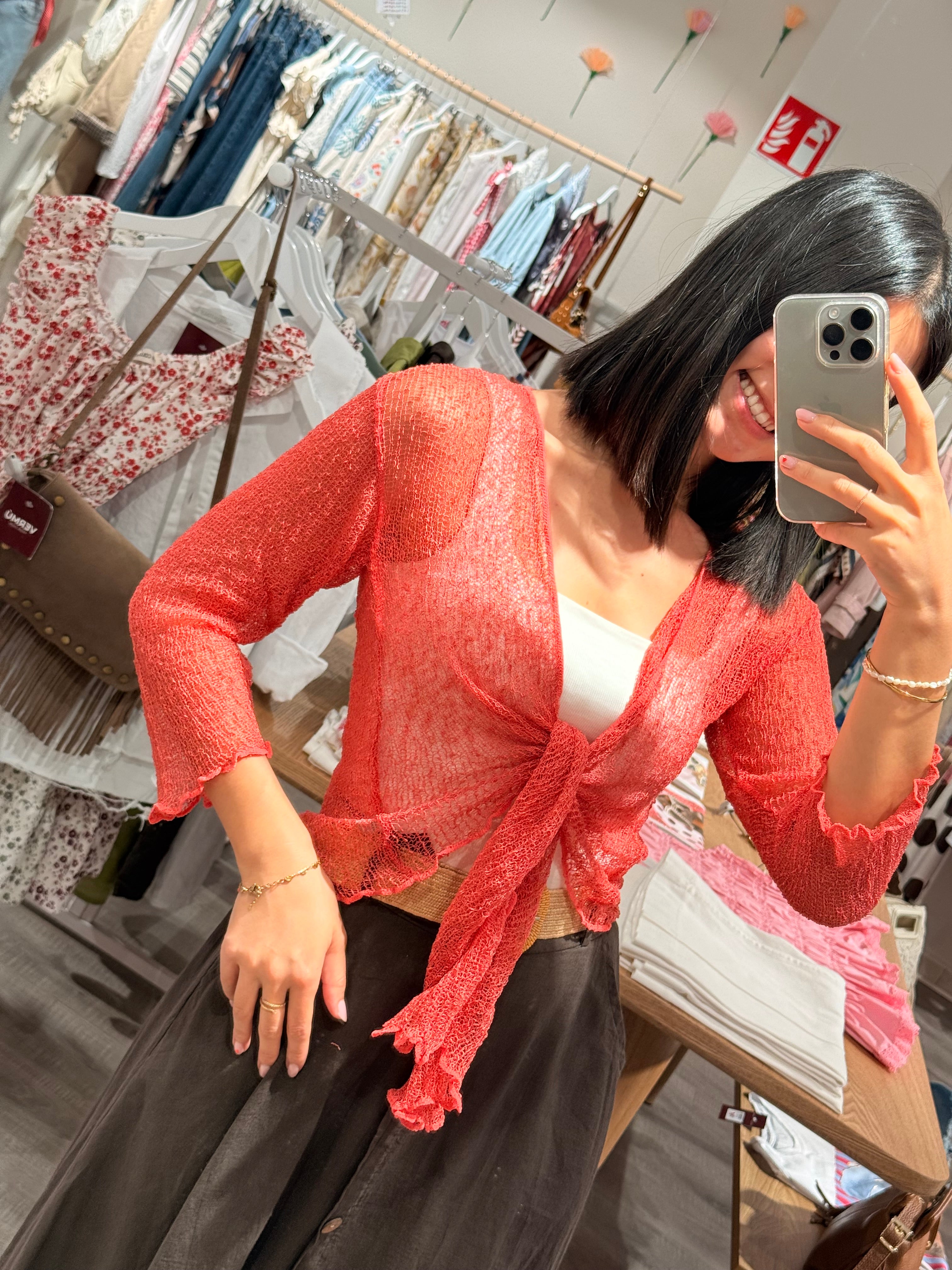 Chaquetita Punto Calado