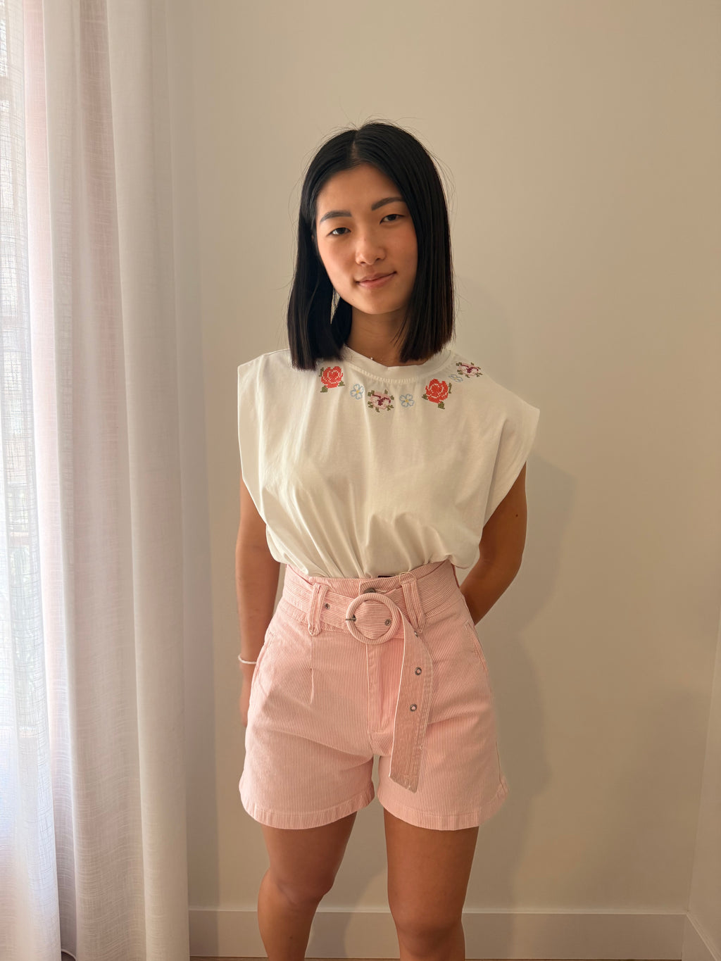 Camiseta Rosas