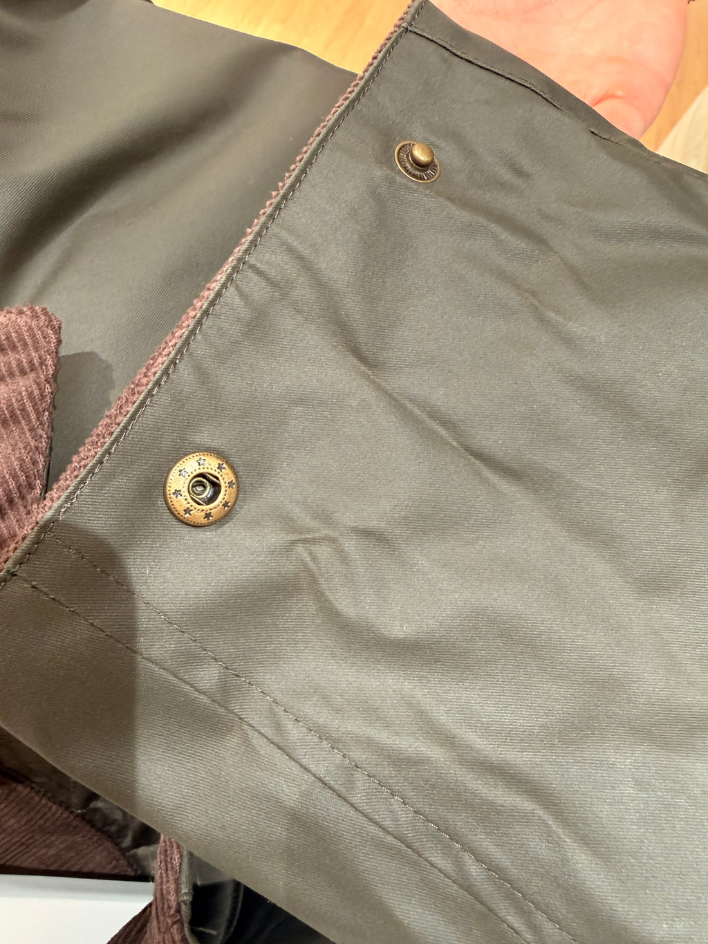Chaqueta encerada