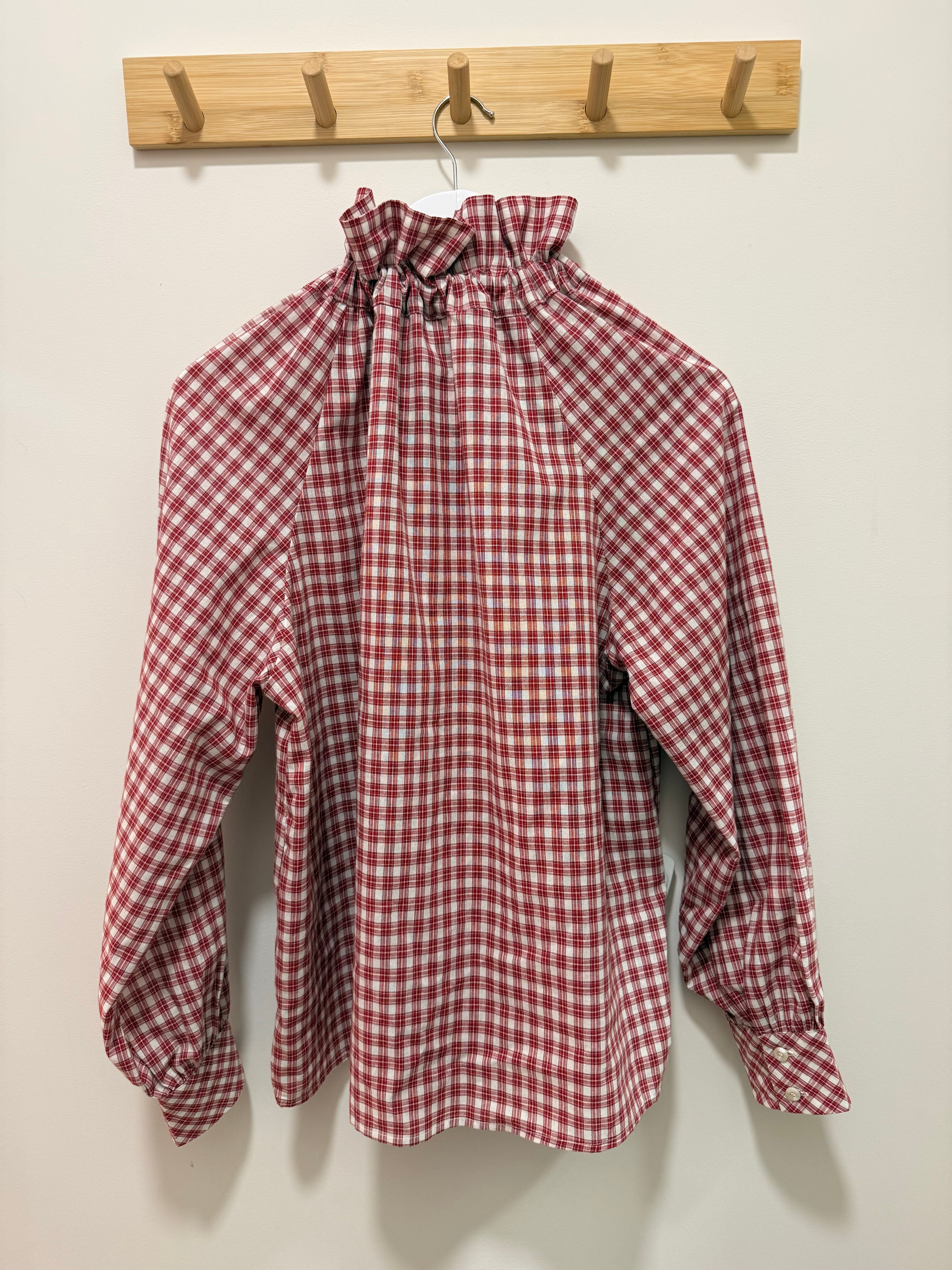 Camisa cuadros rojo