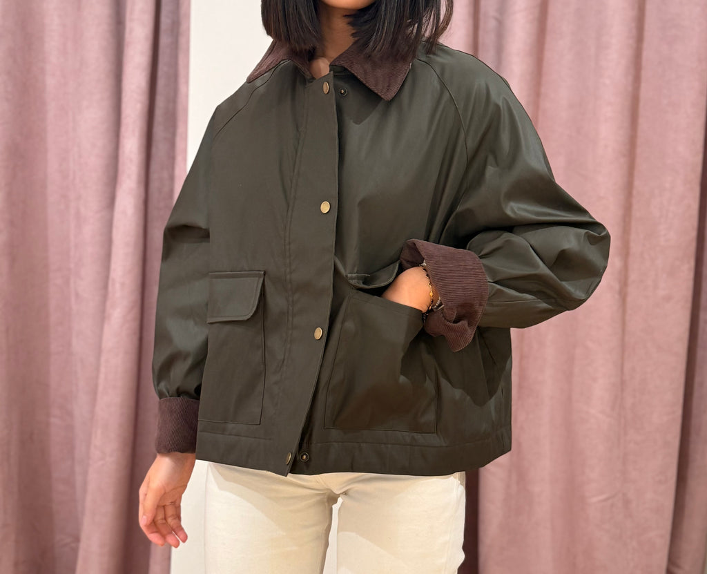 Chaqueta encerada