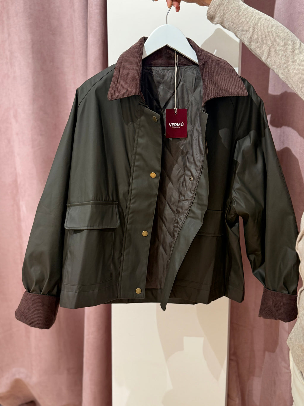 Chaqueta encerada