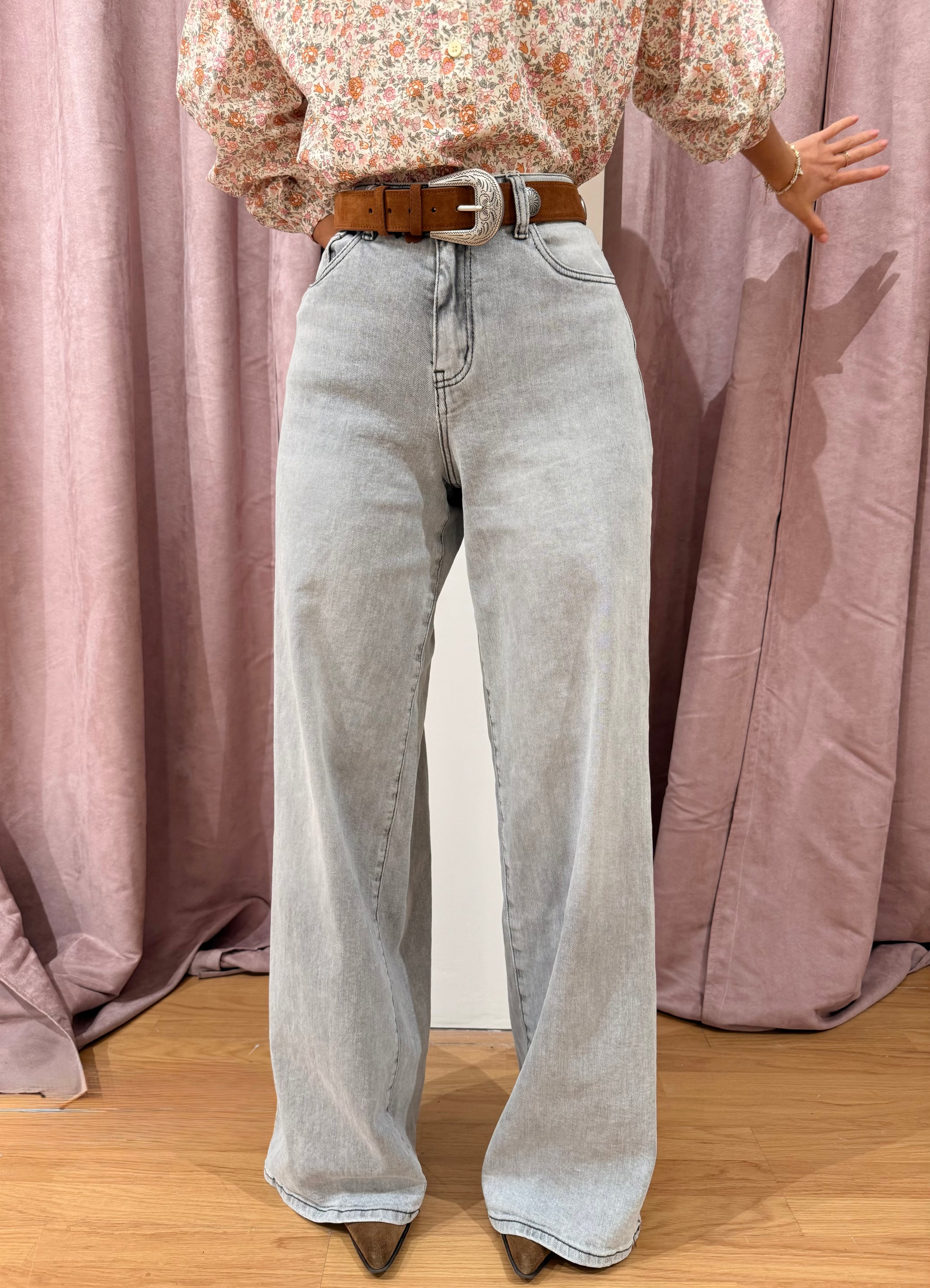 Pantalón (ancho) cinturón