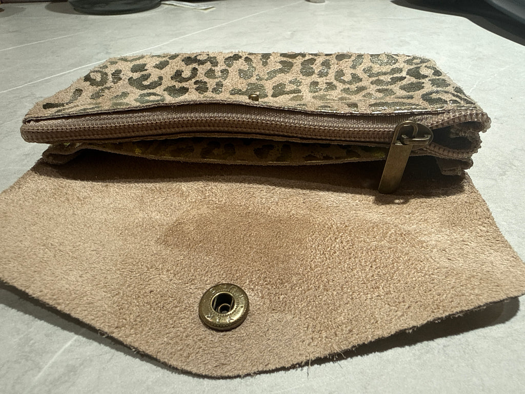 Cartera Boston piel (grande)