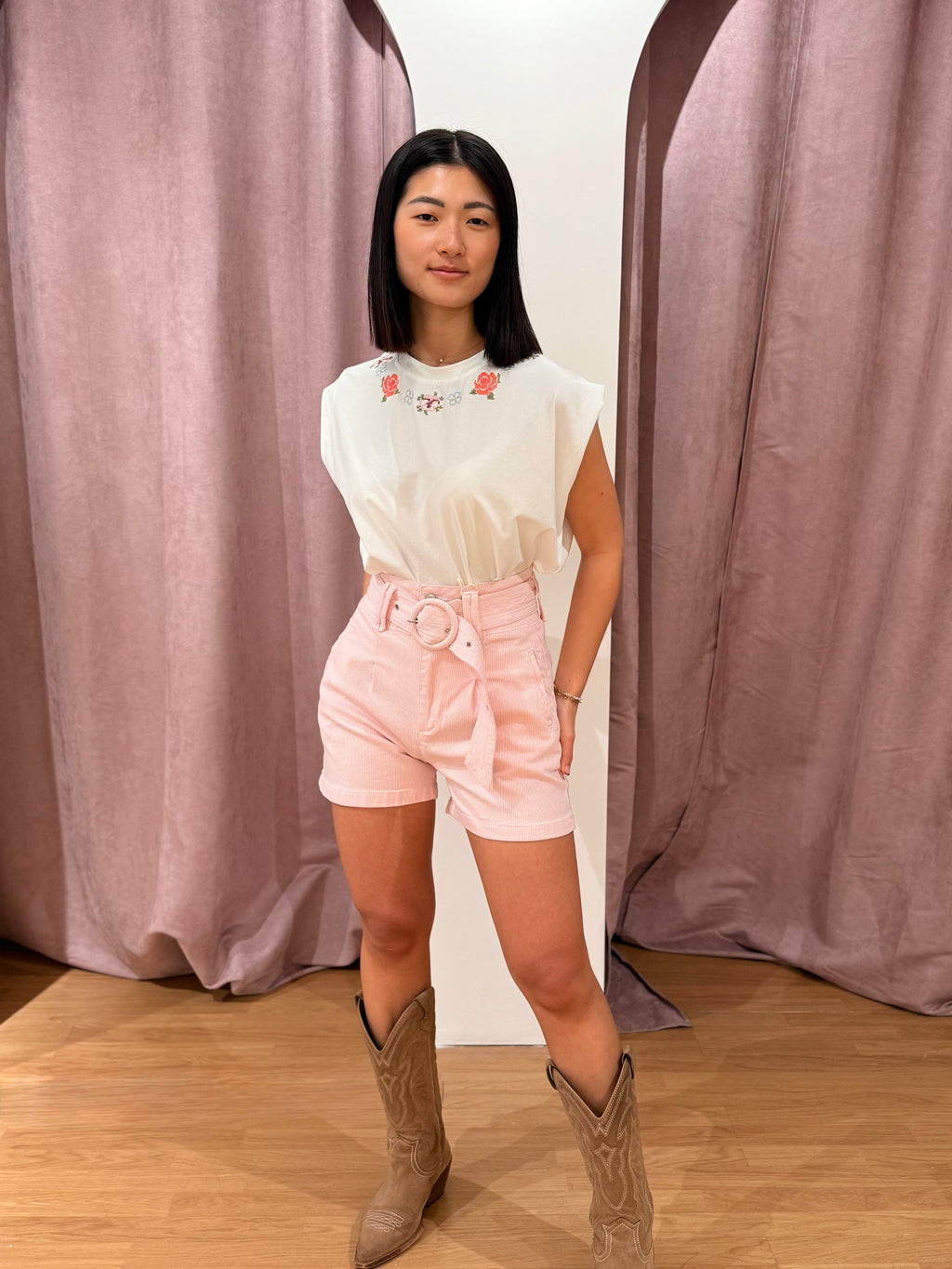 Camiseta Rosas