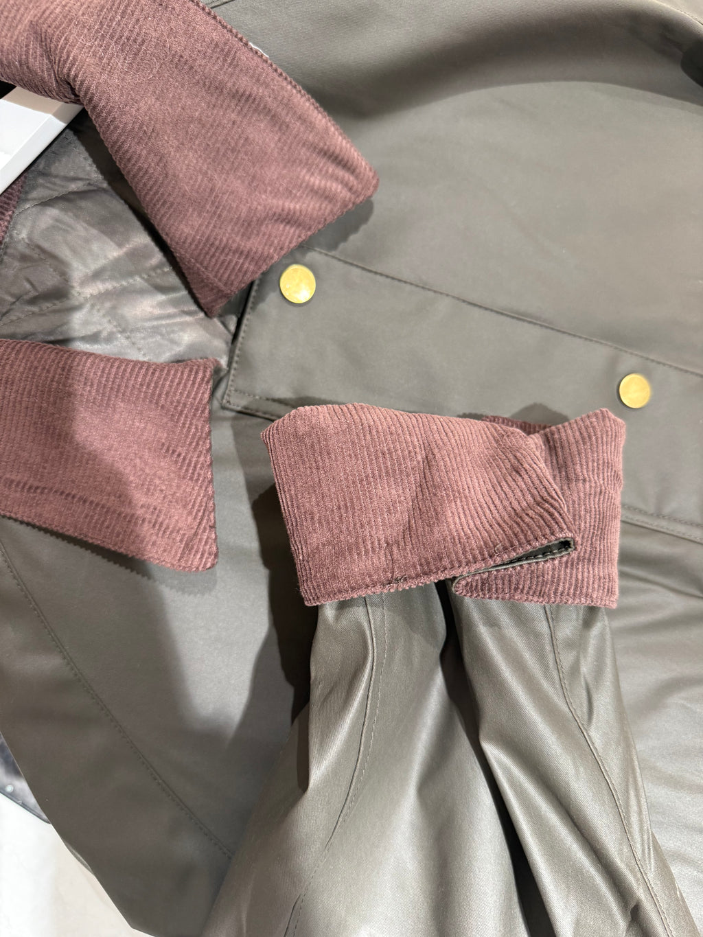 Chaqueta encerada