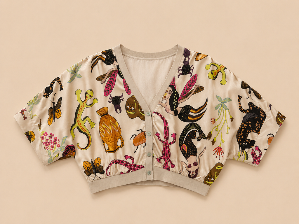 Chaqueta Seda Sirenas
