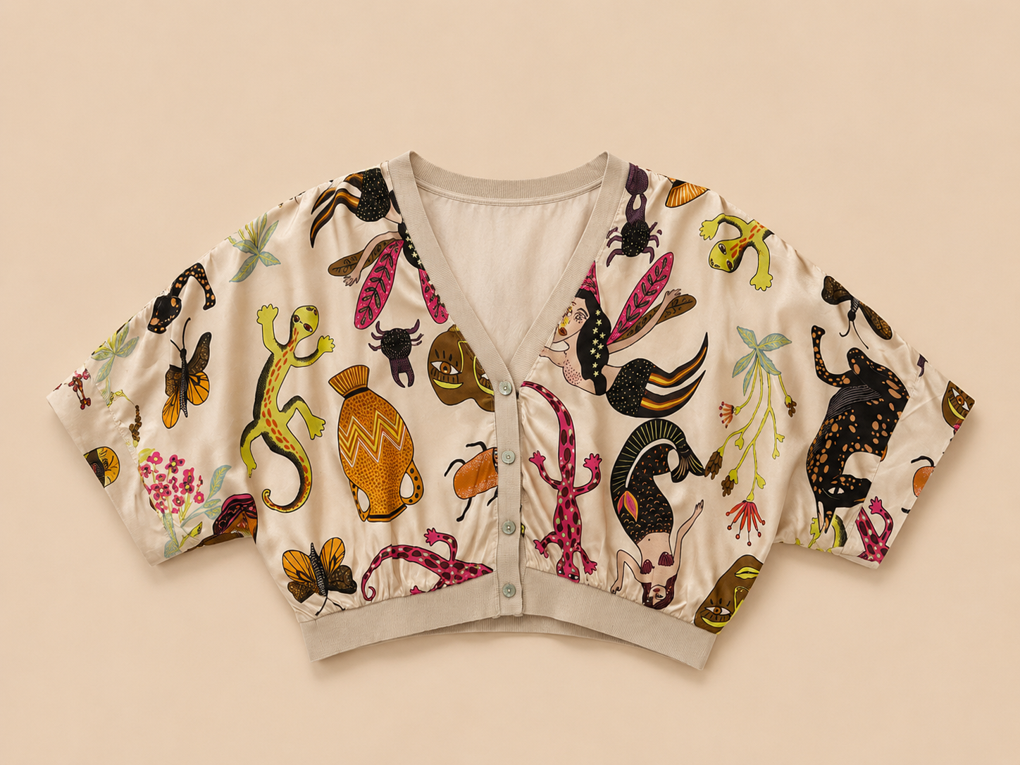 Chaqueta Seda Sirenas