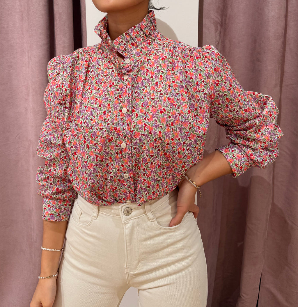 Camisa liberty Rosa Lila