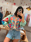 Chaqueta Marga Turquesa