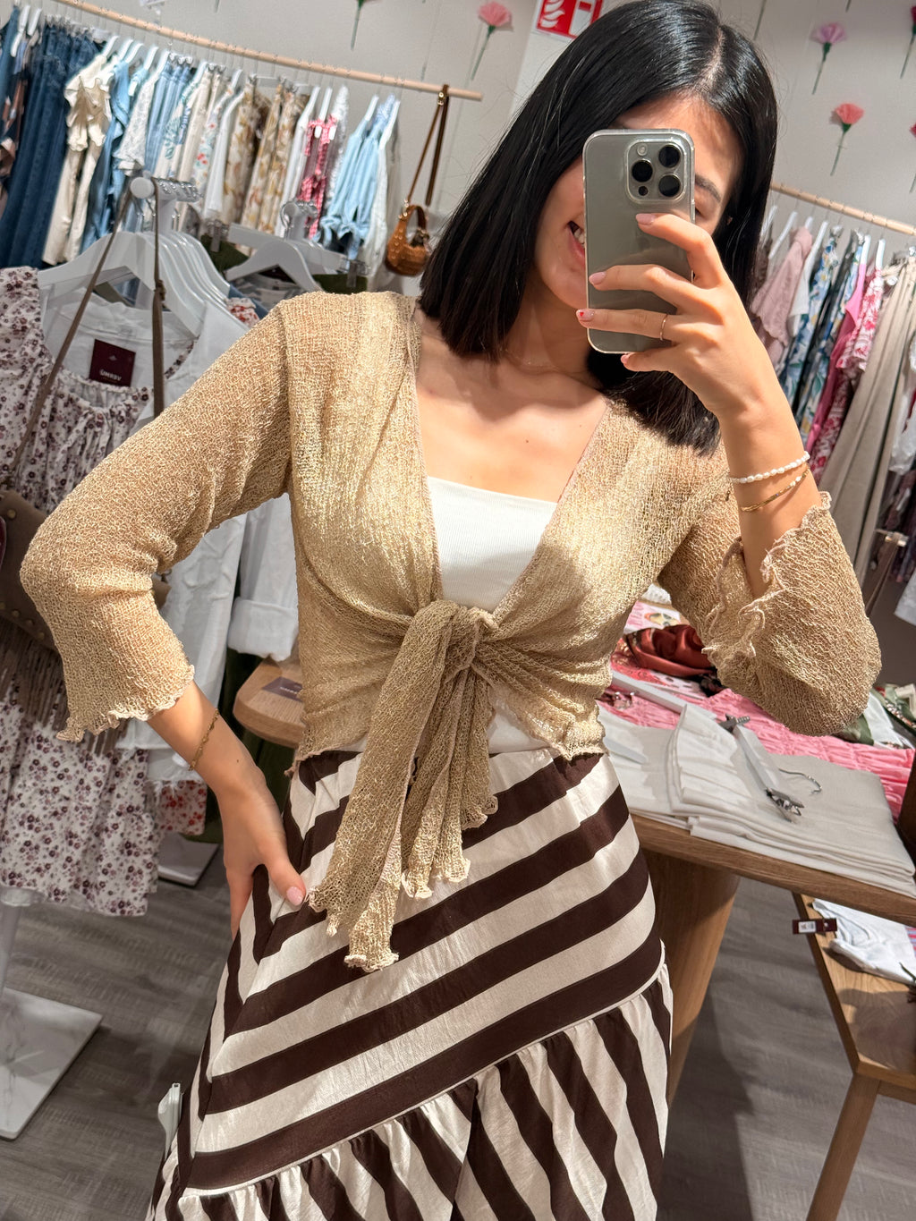 Chaquetita Punto Calado